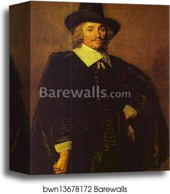 Portrait of a Gentleman by Frans Hals, Canvas Print