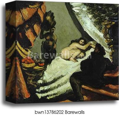 A Modern Olympia by Paul Cézanne, Canvas Print