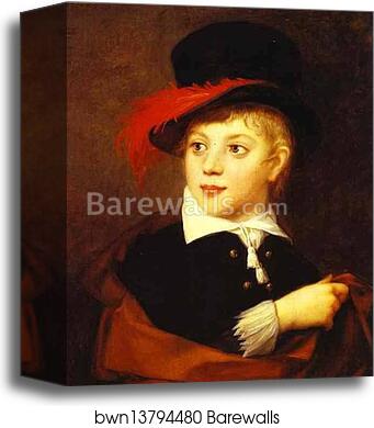 Portrait of Count Alexander Stroganoff (1794-1814) by Jean-Laurent Mosnier, Canvas Print