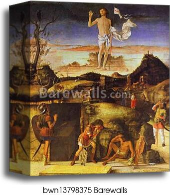 The Resurrection by Giovanni Bellini, Canvas Print