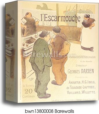 Le journal illustré "l'Escarmouche" by Henri-Gabriel Ibels, Canvas Print
