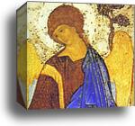 The Old Testament Trinity. Detail by Andrei Rublev, Canvas Print
