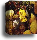 The Conversion of St. Paul. Detail by Pieter Bruegel The Elder, Canvas Print