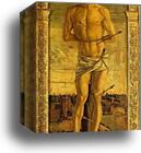 St. Sebastian (Panel of St. Vincent Ferrar Polyptych) by Giovanni Bellini, Canvas Print