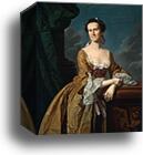 Mrs. John Amory (Katherine Greene) by John Singleton Copley, Canvas Print