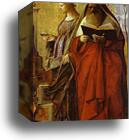 Sacra Conversazione. Detail by Giovanni Bellini, Canvas Print