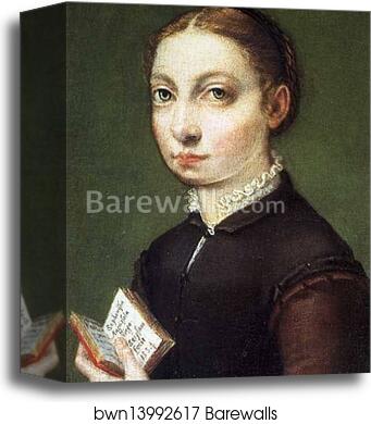 Self-Portrait by Sofonisba Anguissola, Canvas Print