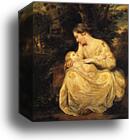Mrs Richard Hoare and Child by Sir Joshua Reynolds, Canvas Print