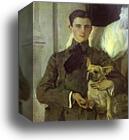 Portrait of Count Felix Sumarokov-Elstone, later Prince Yusupov by Valentin Serov, Canvas Print