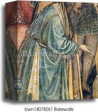 The Beheading of St. George. Detail by Altichiero Da Zevio, Canvas Print