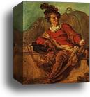 Portrait of a Horseman ("Saint-Non in Spanish Costume) by Jean-Honoré Fragonard, Canvas Print