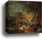 Rest on the Flight to Egypt by François Boucher, Canvas Print