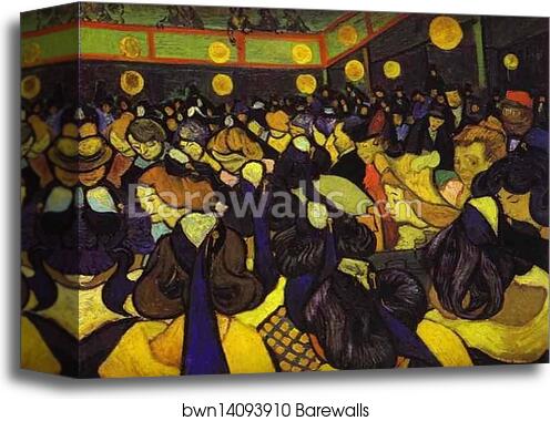 The Dance Hall at Arles by Vincent Van Gogh, Canvas Print