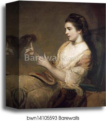 Kitty Fisher by Sir Joshua Reynolds, Canvas Print