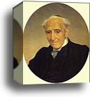 Portrait of Archbishop Giuseppe Capecalatro by Karl Brulloff, Canvas Print