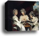 The Ladies Waldegrave by Sir Joshua Reynolds, Canvas Print