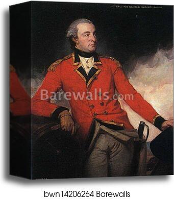 Sir George Osborn, Bart by George Romney, Canvas Print