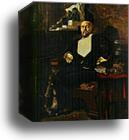 Portrait of Savva Mamontov by Mikhail Vrubel, Canvas Print