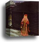 Wedding Train in XVII century Moscow. Detail by Andrey Ryabushkin, Canvas Print