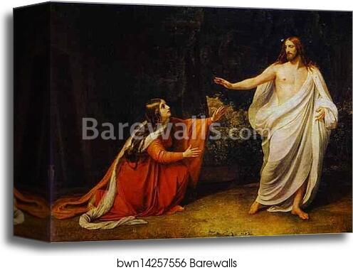 The Appearance of Christ to Mary Magdalene by Alexander Ivanov, Canvas Print