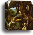 The Virgin of the Rocks by Leonardo Da Vinci, Canvas Print