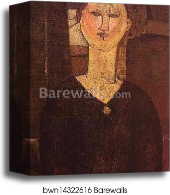 Antonia by Amedeo Modigliani, Canvas Print