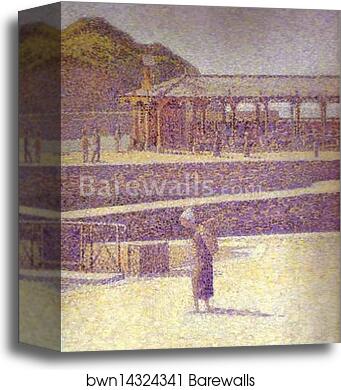 Port-en-Bessin by Georges Seurat, Canvas Print