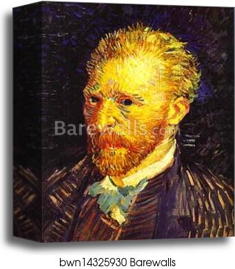 Self-portrait by Vincent Van Gogh, Canvas Print