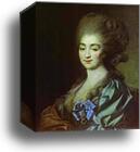 Portrait of Princess P. N. Repnina by Dmitry Levitzky, Canvas Print