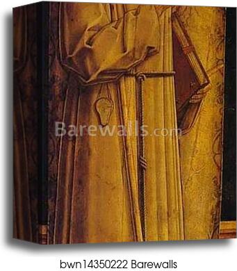 St. James of the Marche with Two Kneeling Donors by Carlo Crivelli, Canvas Print