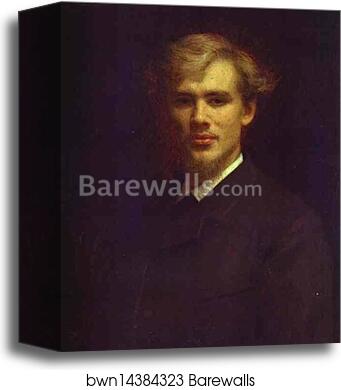 Portrait of the Doctor Sergey Botkin by Ivan Kramskoy, Canvas Print Portrait of the Doctor Sergey Botkin by Ivan Kramskoy, Canvas Print