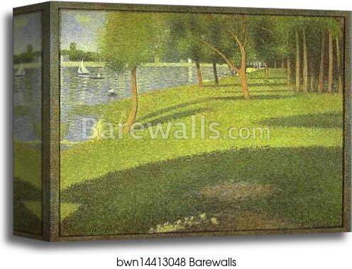 The Island of La Grande Jatte by Georges Seurat, Canvas Print