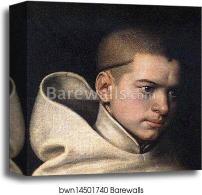 Portrait of a Monk. Detail by Sofonisba Anguissola, Canvas Print Portrait of a Monk. Detail by Sofonisba Anguissola, Canvas Print