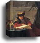 Portrait of the Painter Joseph Aved by Jean-Baptiste-Simeon Chardin, Canvas Print