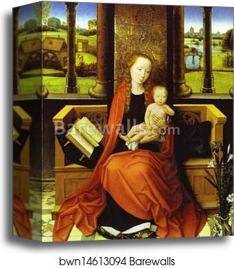 Madonna and Child by Hans Memling, Canvas Print