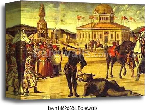 Triumph of St. George by Vittore Carpaccio, Canvas Print