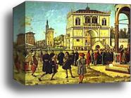 The Legend of St. Ursula: Return of the Ambassadors by Vittore Carpaccio, Canvas Print