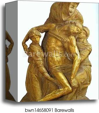 Pieta by Michelangelo, Canvas Print