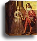 Princess Mary Stuart and Prince William of Orange by Sir Anthony Van Dyck, Canvas Print