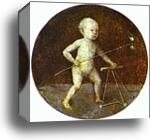Christ Child with a Walking-Frame by Hieronymus Bosch, Canvas Print