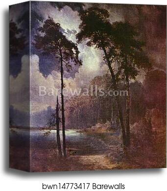 Summer Night by Alexey Savrasov, Canvas Print