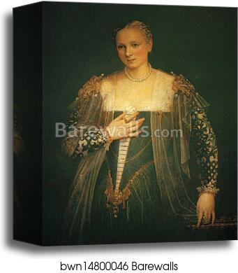 La Belle Nani (Portrait of a Woman) by Paolo Veronese, Canvas Print