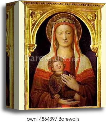 Madonna and Child by Jacopo Bellini, Canvas Print