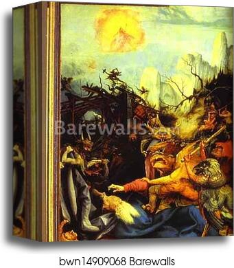 The Temptation of St. Anthony by Matthias Grünewald, Canvas Print The Temptation of St. Anthony by Matthias Grünewald, Canvas Print