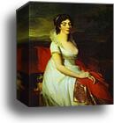 Portrait of Countess Elisabeth Shakhovskaya by Jean-Laurent Mosnier, Canvas Print