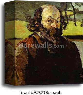 Self-Portrait by Paul Cézanne, Canvas Print