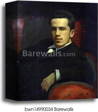 Portrait of Anatoly Kramskoy, the Artist's Son by Ivan Kramskoy, Canvas Print Portrait of Anatoly Kramskoy, the Artist's Son by Ivan Kramskoy, Canvas Print