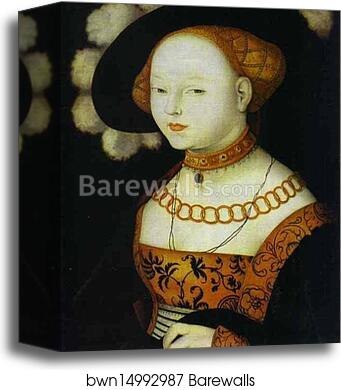 Portrait of a Lady by Hans Baldung, Called Grien, Canvas Print