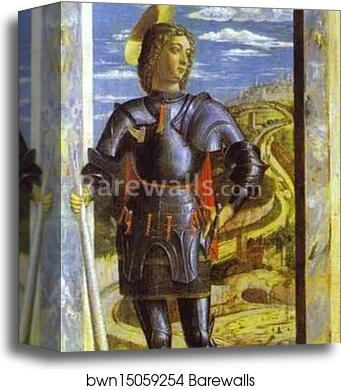 St. George by Andrea Mantegna, Canvas Print