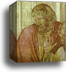 The Resurrection of Drusiane. Detail by Giotto, Canvas Print